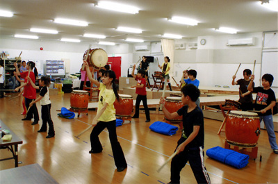 和太鼓練習風景1